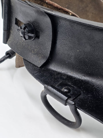 Ultra Rare Antique 19th C Drop Down Firefighting Station Clip On Horse Harness.