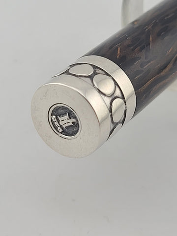 Rare Vintage Collectible John Hardy Sterling Silver Bottle Opener Wood Handle