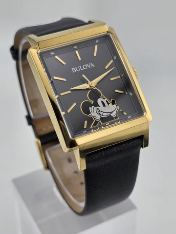 Vintage Collectible Disney Parks Mickey Mouse Watch by Bulova. Mint Condition.