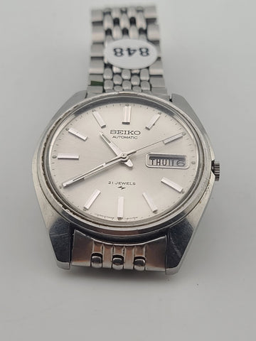 Seiko Watch Automatic 21 Jewels Vintage Mechanical Wristwatch 7006 8000 Rare