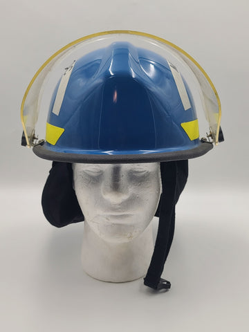 Vintage 2009 Bullard Firedome Medic Fire Helmet w/ Interior Lining & Face Shield