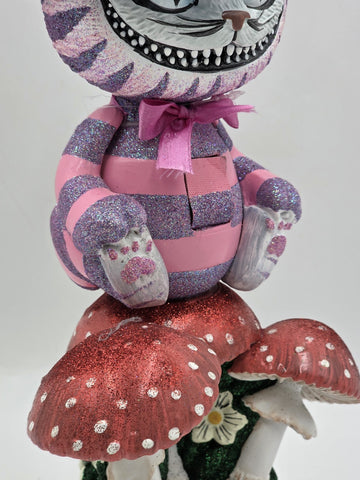 Kurt S. Adler HA0573 Hollywood Cheshire Cat Nutcracker, Multi-Colored, 15"