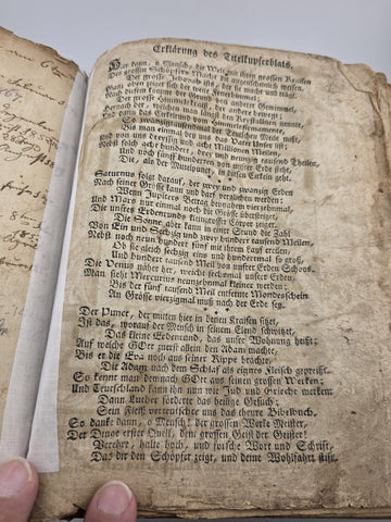 RARE Complete 1748 German Luther Bible – 4" Folio – Erhard, Tübingen. Solid Cond