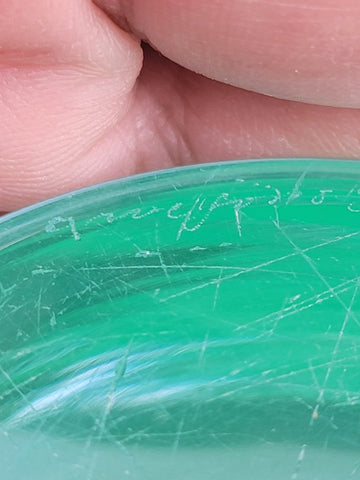 ORREFORS 1930s Edvin Ohrstrom Öhrström RARE Ribbed Optic Glass  Vase, Sweden