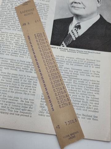 1953 Cotton Bowl Program &2 Ticket Stubs Tennessee Volunteers vs Texas Longhorns