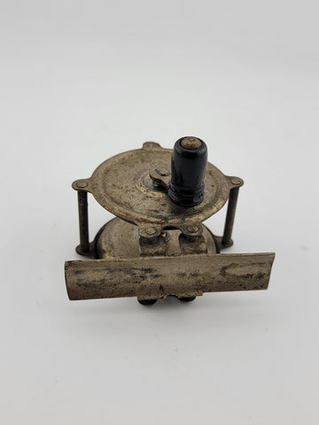 Rare Antique Early 19th-century Unmarked fly fishing reel. Collectible Item.