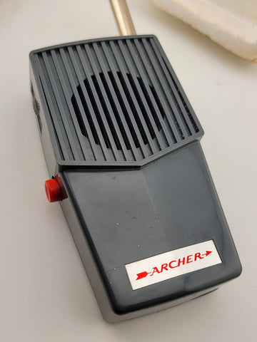 1970'S ARCHER SPACE PATROL WALKIE TALKIE 2-WAY TRANSCEIVER #60-3030 Untested