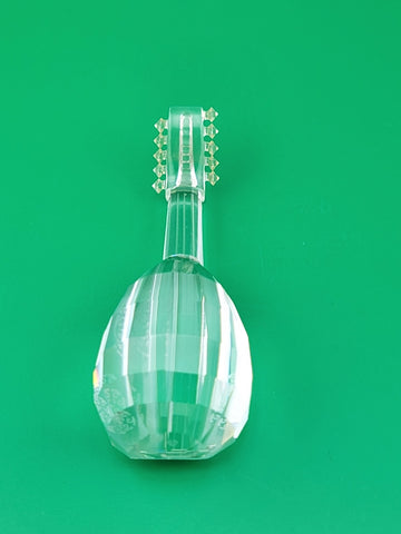 Rare Vintage Swarovski Crystal Lute 7477000004 169246. Retired 1997.  MIB+COA