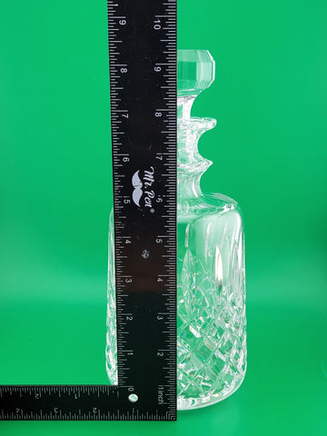 Vintage Signed Waterford Crystal KELSEY Spirit Decanter 9 1/2" W Stopper.