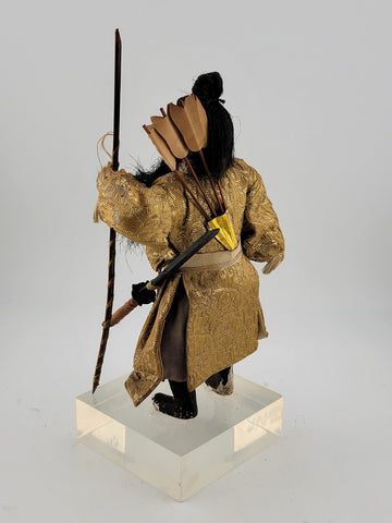 Vintage Japanese Samurai Warrior Emperor Doll Figurine