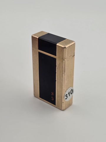 Vintage Authentic St Dupont Laque De Chine France Gold Plated Ligne 1 Lighter