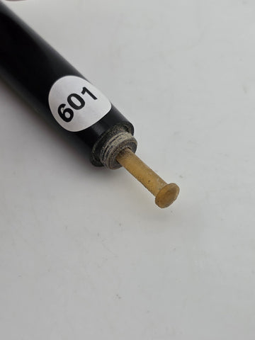 Vtg 1940 Parker 51 Fountain Pen Black Barrel Sterling Silver Cap Gold Arrow Clip