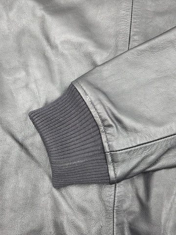 Vintage Original Harley Davidson 120th Anniversary Bomber Leather Jacket. 2XL.