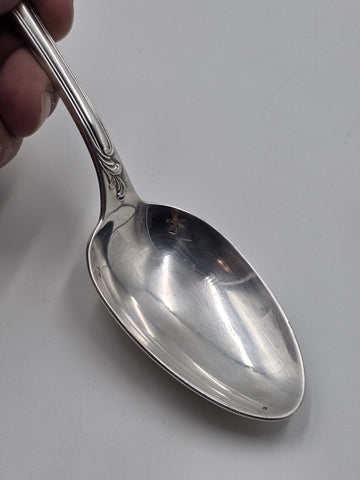 Set 4 Christofle France Silverplate Louis XV Rococo Dinner Table Spoons Flatware