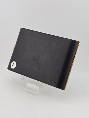 Antique AMITA Japanese Komai Damascene Mixed Metal Cigarette Case W Mount Fuji