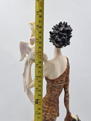Giuseppe Armani Lady With Parrot 616/C Hand Signed LE 262/5000 Box COA Italy