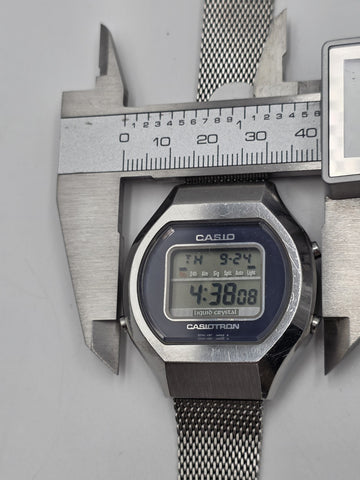 Rare Vtg 1970s Casio Casiotron TRN-01M 207A1-C87 LCD Digital Watch Japan. Works