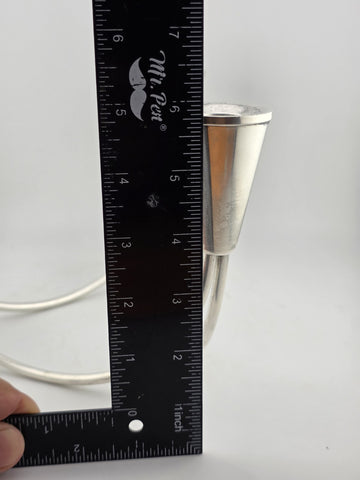 DUCHIN CREATION STERLING SILVER 3 ARM TRIPLE CANDLE HOLDER MID CENTURY MODERN