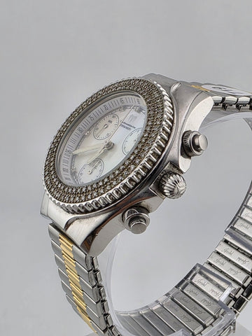 Technomarine Technomillennium Chronograph Diamond Bezel Quartz Watch SW6692.