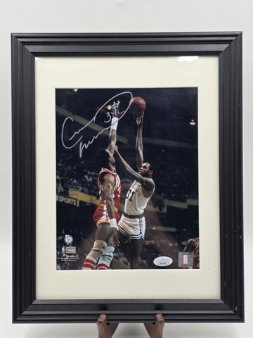 Cedric Maxwell Signed 8x10 Photo Framed Auto JSA Witnessed Celtics #31 NBA