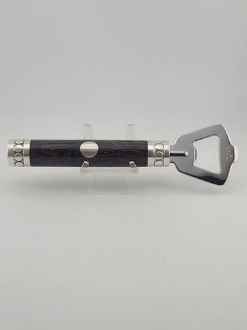 Rare Vintage Collectible John Hardy Sterling Silver Bottle Opener Wood Handle