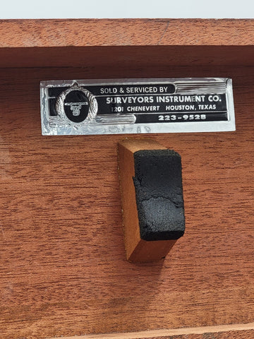 Vintage 1950's W&L.E. Gurley Transit Model Surveying Equipment w original case