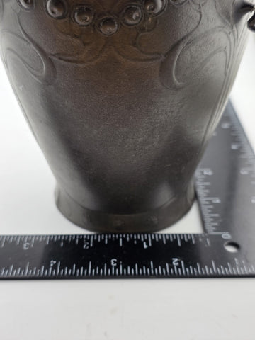 Rare Antique Kayserzinn 4394 Art Nouveau Jugendstil Pewter Vase c1900 German