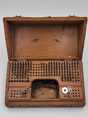 ANTIQUE C 1904 ESSER SWITZERLAND WATCHMAKER STAKING REPAIR TOOL Almost Complete.