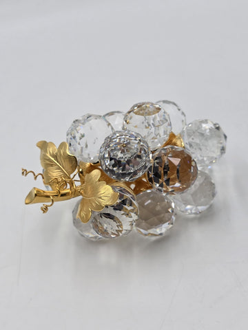 Vintage Swarovski Silver Crystal Grapes 7550 NR 30015 Austria Original Box