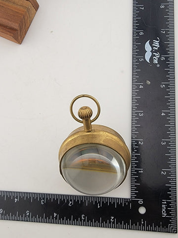 Rare One Of Kind Vintage 1960's Roskopf Swiss Made Ball 17 Jewel Clock. Working.