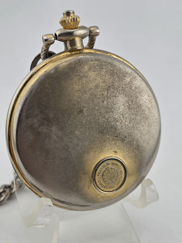 Vintage JEB Stewart Pocket Watch Franklin Mint Civil War Library & Museum. Works