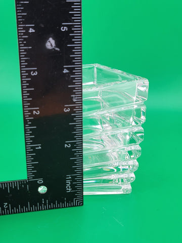 Vtg ROSENTHAL Studio-Linie Crystal Turnus Geometric Vase/Candle Holder Germany