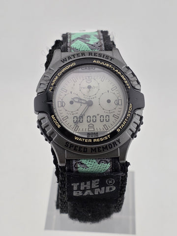 Rare Vintage Casio AWX-10 Twincept Ana-Digi Speed Memory 50M 1990s. Working