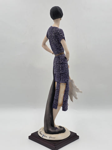 Giuseppe Armani Lady W Fan Figurine Ltd Edition #387C. 739/5000. Exclusive. Read