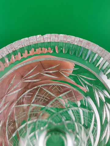 Vintage Waterford Crystal Retired Glandore 7" Vase Made In Ireland