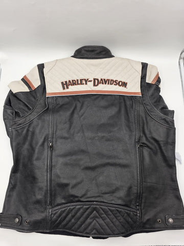 Harley-Davidson® Women's Triple Vent Miss Enthusiast II Leather Jacket Size 2W.