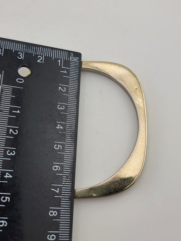Antique Elegant Sterling Silver Art Deco Geometric Bangle Bracelet.