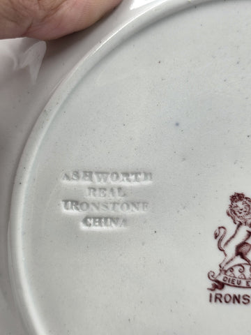 Private: Antique Ashworth Real Ironstone China Imari c1890 English 10" Only.