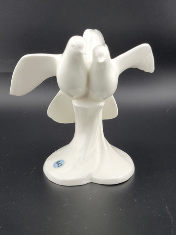Vintage Royal Doulton white glazed porcelain Always & Forever 5&1/2 inch statue