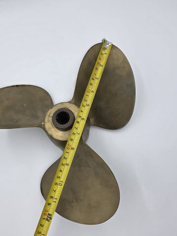 Vintage NIB Michigan Wheel PR83 Bronze Boat Prop 13 1/8 x 19 3 Blade Outboard