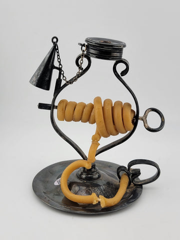 Rare Exceptional 18th c. GEORGIAN WAX JACK FOR SEALING DOCUMENTS & SIGNET RINGS