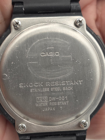 Vintage 1994 Casio G-Shock DW-001 Jason Thermo Data 1410 Japan Watch Working