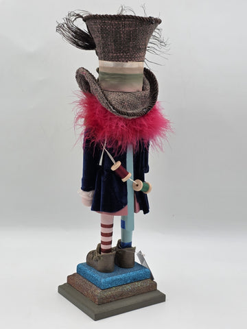 Rare Kurt S. Adler, Inc. HA0381 Kurt Adler 18" Hollywood Mad Hatter Nutcracker.