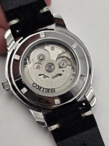 Seiko Prospex SNKP09K1 Automatic Diver 200M White Dial 7S26 Watch Box