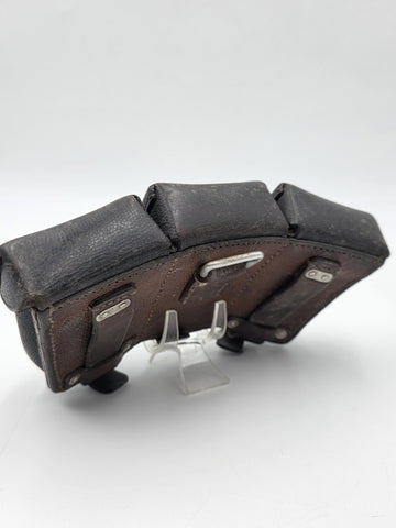 WWII German 1939 K98 Ammo Pouch Stb II./A.R.39 Artillery Regiment 39 Leather