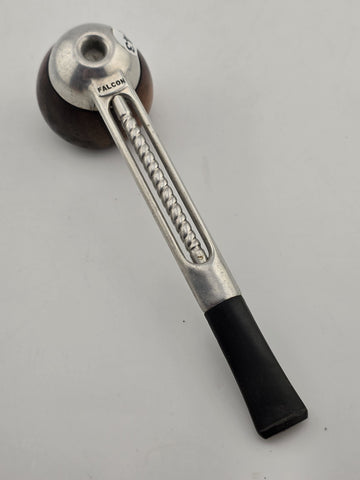 Vtg Collectible Falcon 1 Aluminum Radiator Tobacco Pipe Rusticated Dover Bowl