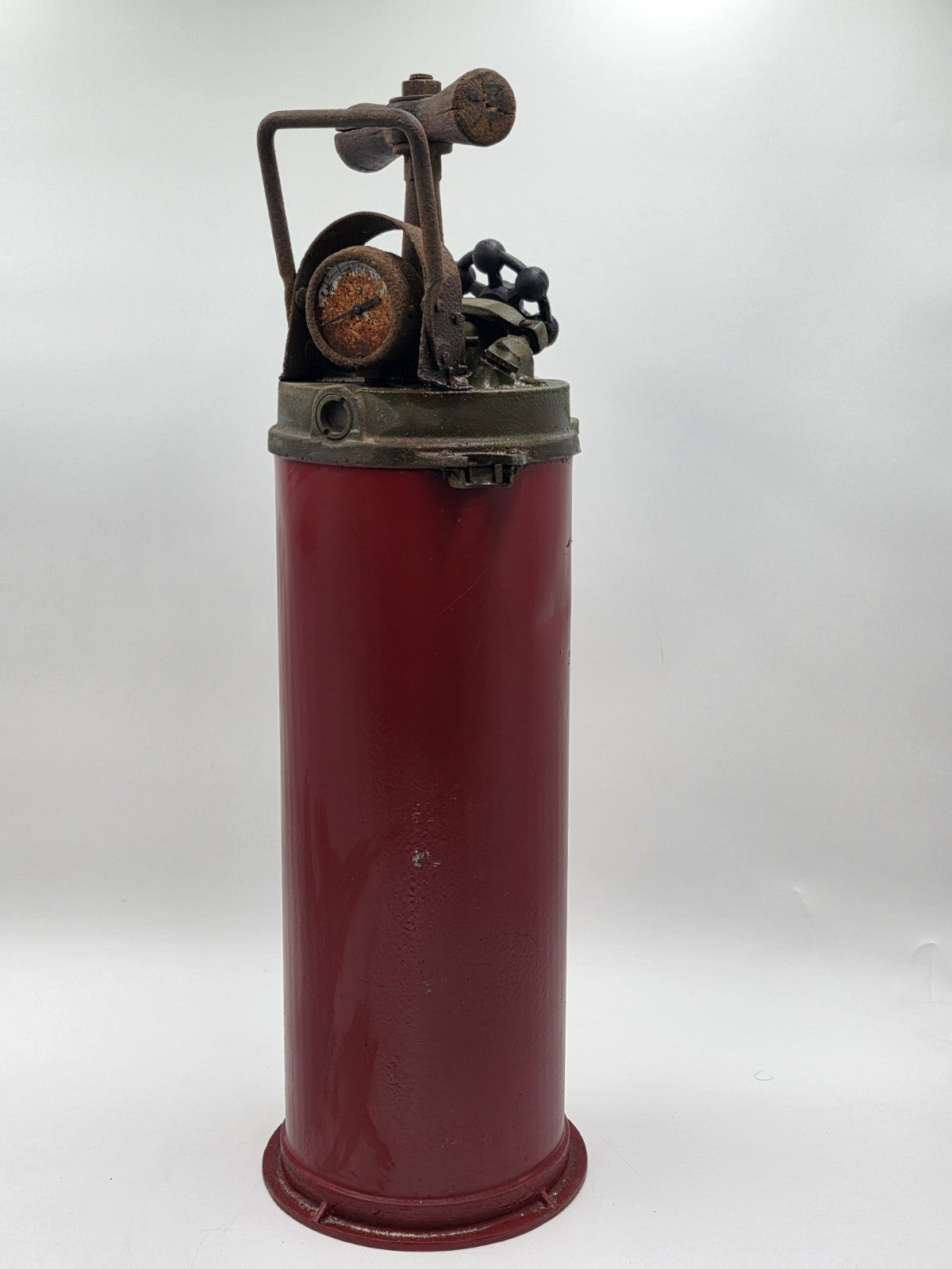 Antique Empty Pyrene 1 Gallon Air Pressure Fire Extinguisher Copper Body Vintage