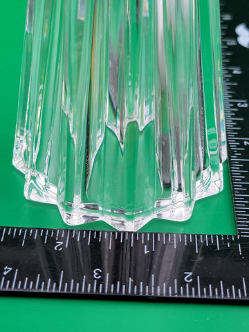 Vintage Rosenthal Crystal Vase Deep Cut Made In Germany Vase Classic Starburst