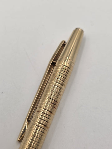 Vintage Montblanc Noblesse Gold Plate Ballpoint Pen Nina Ricci CoBranded Germany
