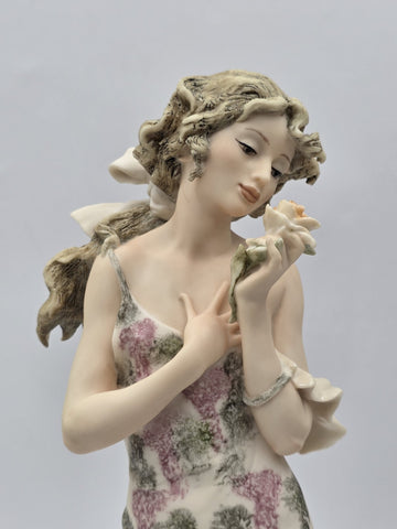Giuseppe Armani Rose 0678-C Hand Signed 1996 Society Event Figurine COA Italy.